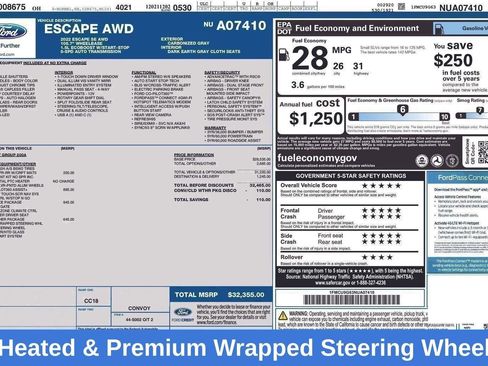 Used 2022 Ford Escape SE w/ Convenience Package image 36