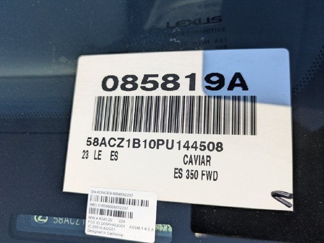 Used 2023 Lexus ES 350 w/ Accessory Package (Z2) FWD image 37