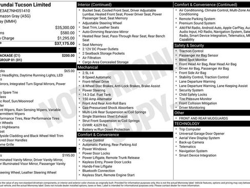 Used 2022 Hyundai Tucson Limited w/ Cargo Package image 49