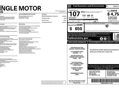 Used 2023 Polestar Polestar 2 FWD image 17