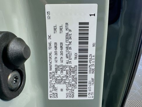 New 2026 Toyota Tundra Limited image 12