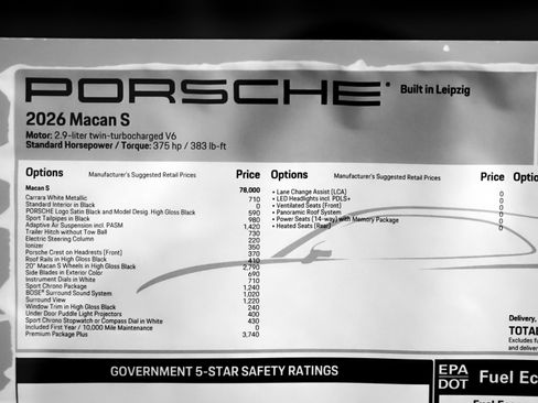 New 2026 Porsche Macan S image 29