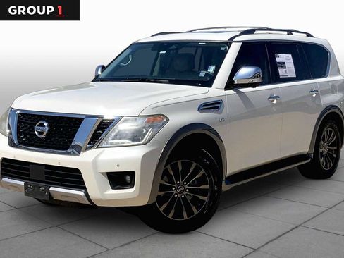 Used 2018 Nissan Armada Platinum w/ Interior Lighting Package RWD image 1