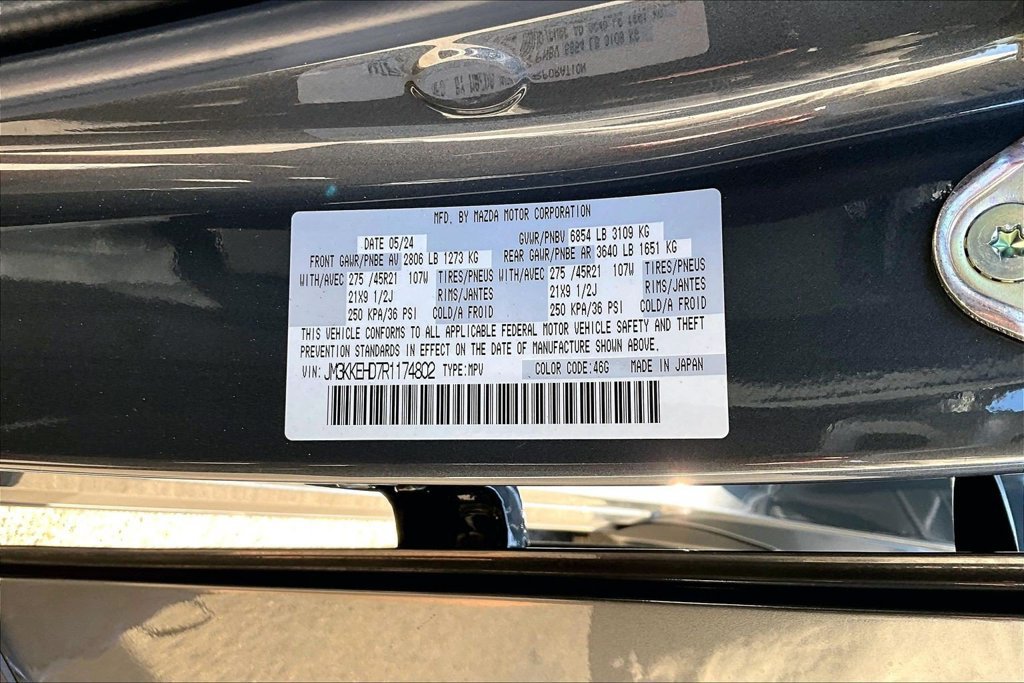 Certified 2024 MAZDA CX-90 3.3 Turbo w/ Premium Plus Pkg AWD/4WD image 17