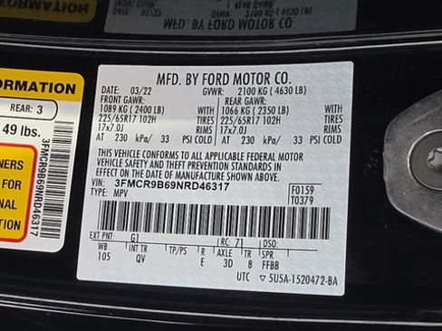 Used 2022 Ford Bronco Sport Big Bend AWD/4WD image 27