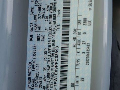 Used 2023 Ford F150 Lariat w/ Equipment Group 502A High AWD/4WD image 29