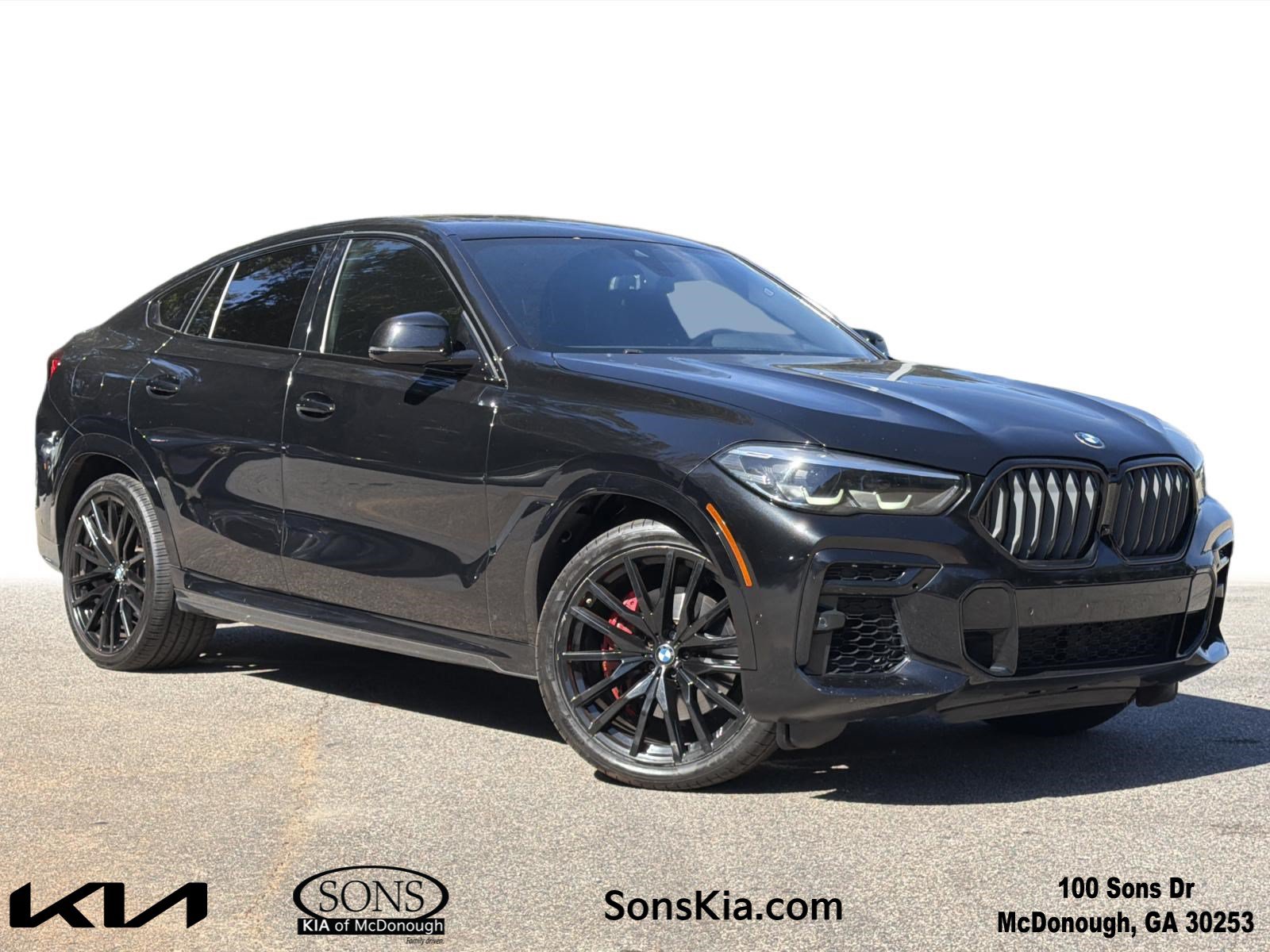 Used 2022 BMW X6 xDrive40i w/ M Sport Package AWD/4WD image 1