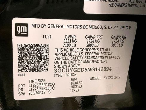 Used 2022 Chevrolet Silverado 1500 LTZ w/ Technology Package image 31