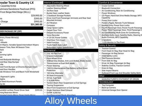 Used 2015 Chrysler Town & Country LX image 3