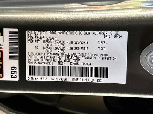 Used 2024 Toyota Tacoma TRD Sport AWD/4WD image 37