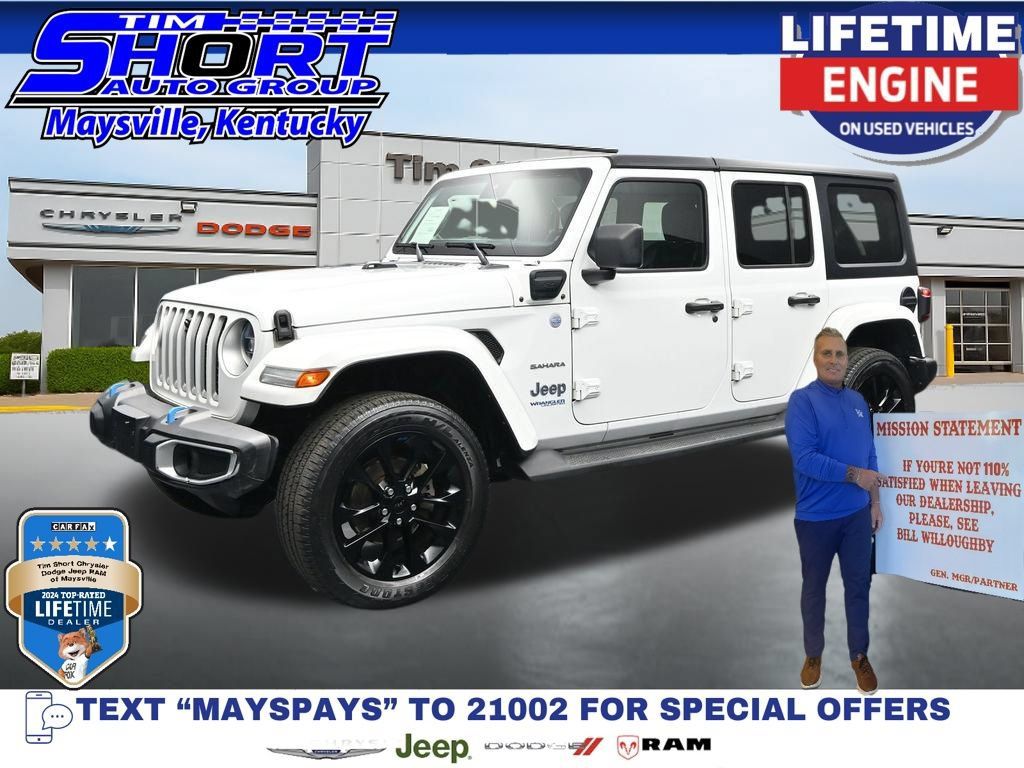 Used 2022 Jeep Wrangler Unlimited Sahara w/ Cold Weather Group AWD/4WD 360° Tour