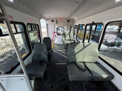 Used 2017 Ford Transit 350 T-350 DRW 138 WB 10360 GVWR w/ Shuttle Bus Prep Package image 36