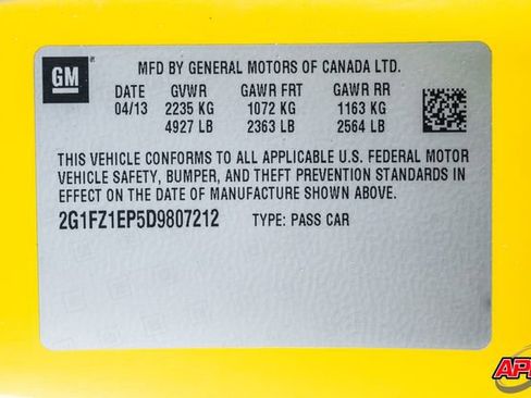 Used 2013 Chevrolet Camaro ZL1 image 81