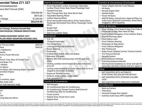 Used 2021 Chevrolet Tahoe Z71 AWD/4WD image 15