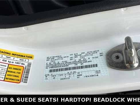 New 2025 Ford Bronco Raptor w/ Interior Carbon Fiber Pack image 37