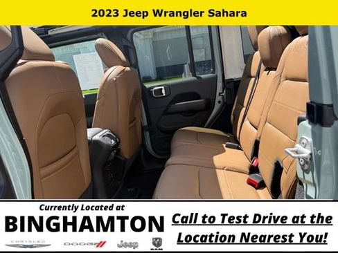 Used 2023 Jeep Wrangler Unlimited Sahara w/ LED Lighting Group AWD/4WD image 15
