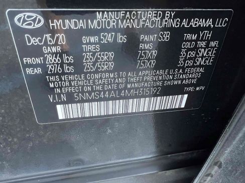 Used 2021 Hyundai Santa Fe Limited w/ Cargo Package FWD image 81