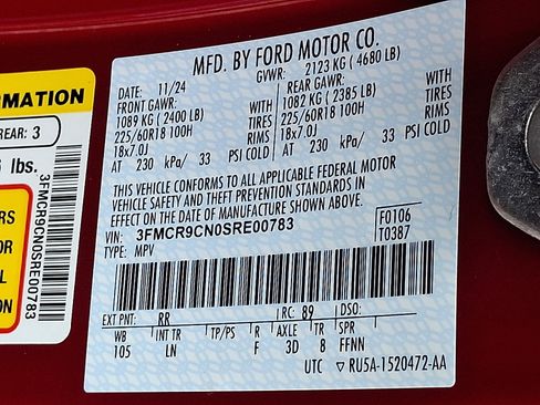 Used 2025 Ford Bronco Sport Outer Banks w/ Outer Banks Tech Package+ AWD/4WD image 27