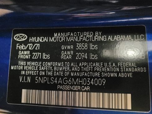 Used 2021 Hyundai Elantra SEL w/ Convenience Package FWD image 33