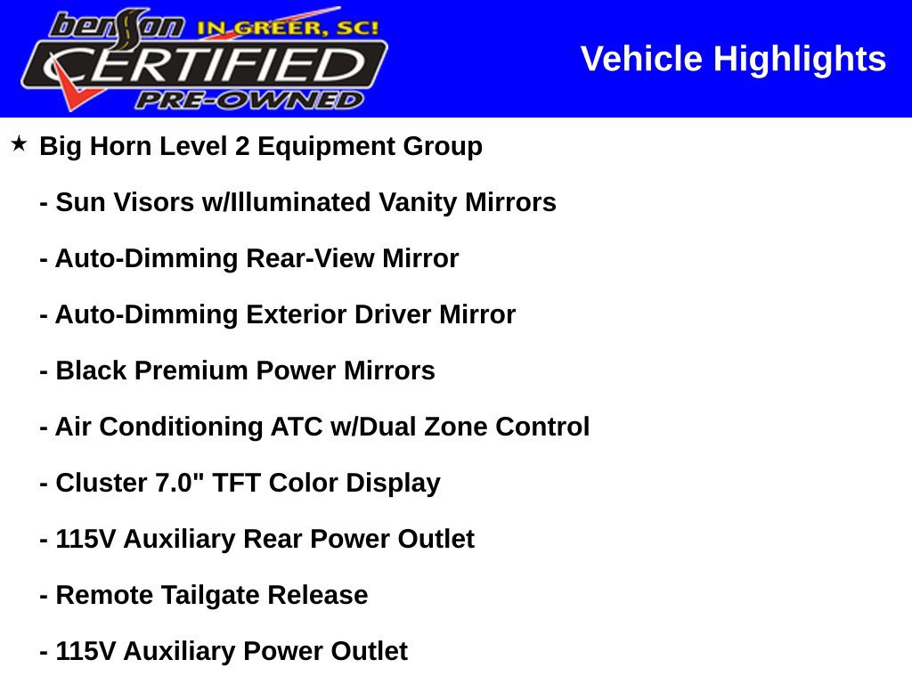Certified 2025 RAM 1500 Big Horn AWD/4WD image 3