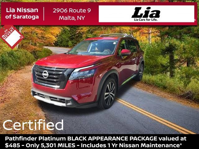 Certified 2025 Nissan Pathfinder Platinum w/ Black Appearance Package AWD/4WD image 1