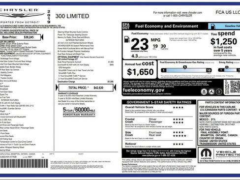 Used 2019 Chrysler 300 Limited image 3