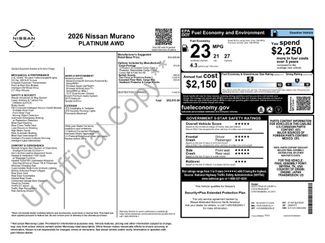 New 2026 Nissan Murano Platinum w/ Cargo Package AWD/4WD video 2