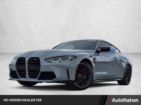 Used 2021 BMW M4 Coupe w/ Executive Package RWD image 1