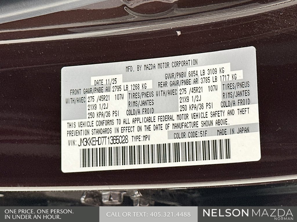 Certified 2026 MAZDA CX-90 3.3 Turbo w/ Premium Plus Pkg AWD/4WD image 36