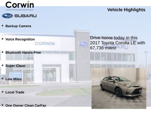 Used 2017 Toyota Corolla LE image 6