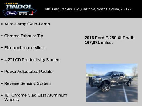 Used 2016 Ford F250 XLT w/ XLT Premium Package AWD/4WD image 15