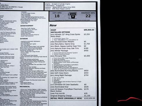 Used 2024 Mercedes-Benz GLE 53 AMG 4MATIC Coupe image 88