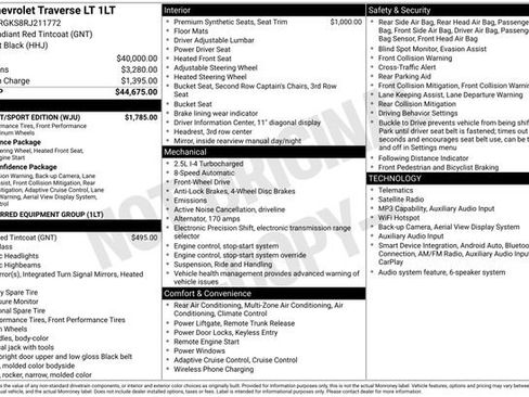 Used 2024 Chevrolet Traverse LT w/ Midnight/Sport Edition FWD image 17