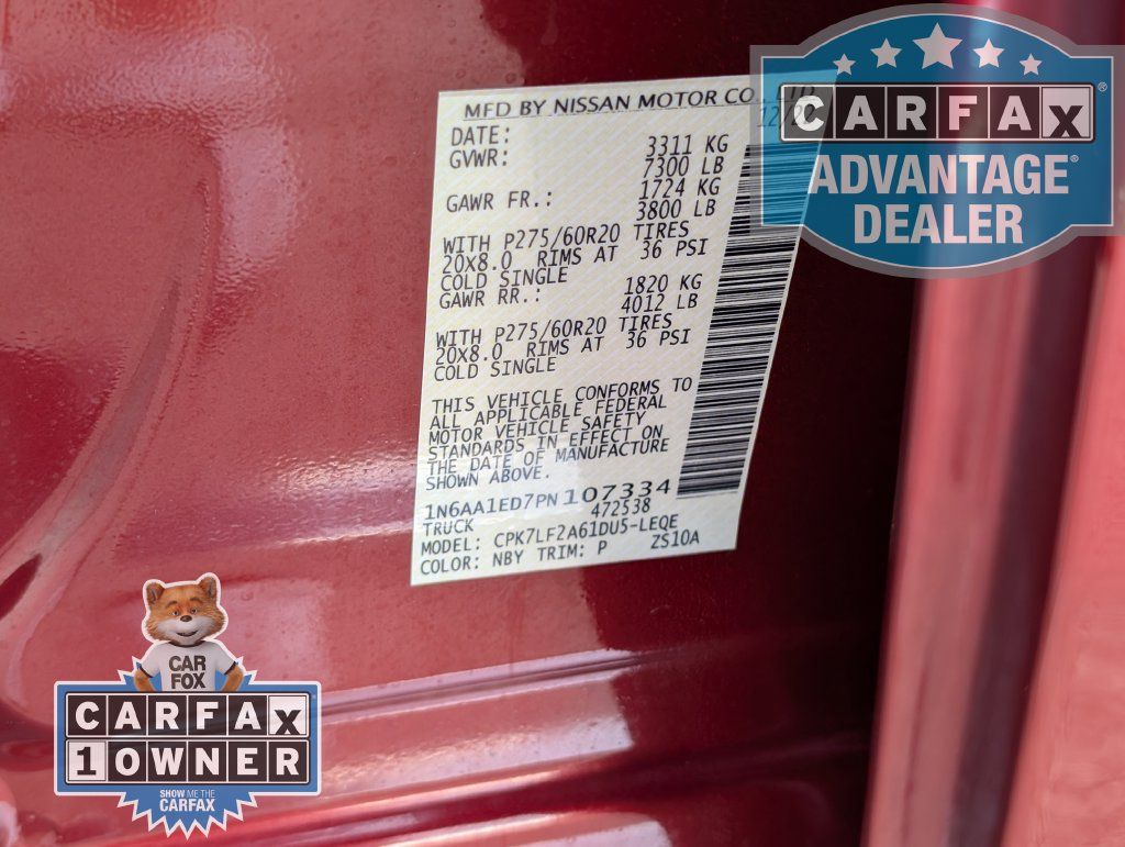 Used 2023 Nissan Titan Platinum Reserve w/ Moonroof Package AWD/4WD image 43