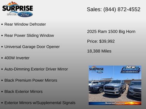 Used 2025 RAM 1500 Big Horn AWD/4WD image 19
