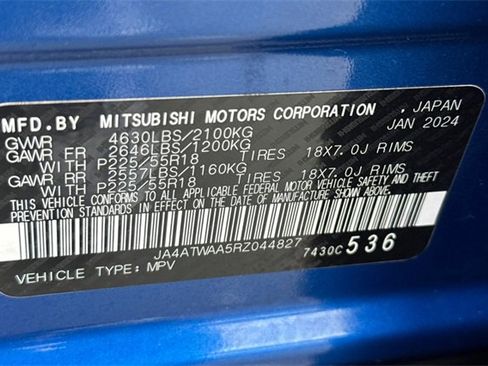 Used 2024 Mitsubishi Eclipse Cross SE image 52