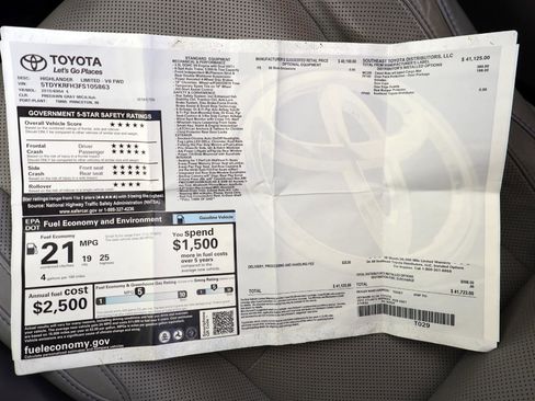 Used 2015 Toyota Highlander Limited image 57