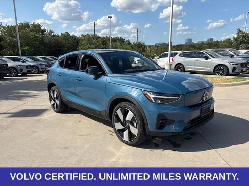 Certified 2024 Volvo C40 P8 Recharge Plus w/ Climate Package AWD/4WD image 3