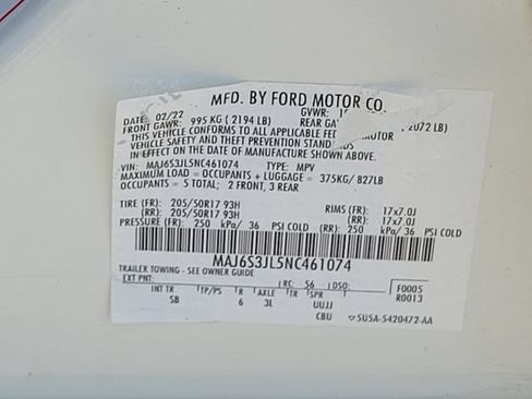 Used 2022 Ford EcoSport SES w/ Interior Protection Package AWD/4WD image 19