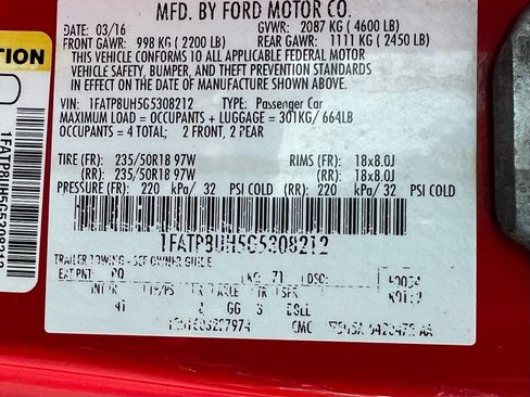 Used 2016 Ford Mustang Premium image 27