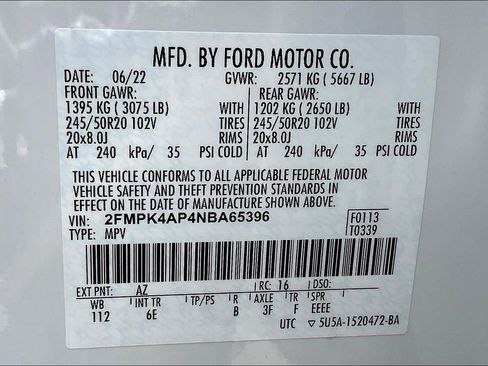 Used 2022 Ford Edge ST image 34