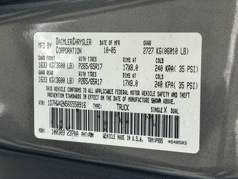 Used 2006 Dodge Dakota SLT AWD/4WD image 15