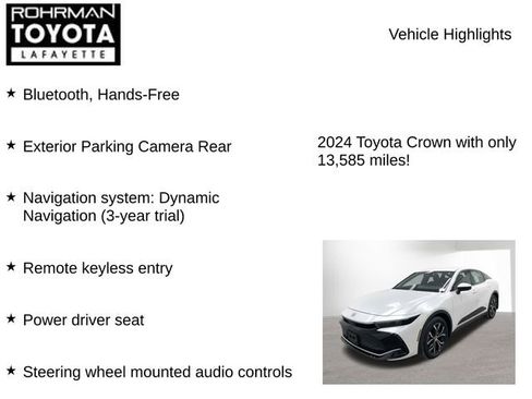 Used 2024 Toyota Crown XLE image 7