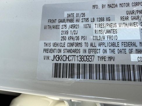 New 2026 MAZDA CX-90 3.3 Turbo S w/ Premium Package image 21