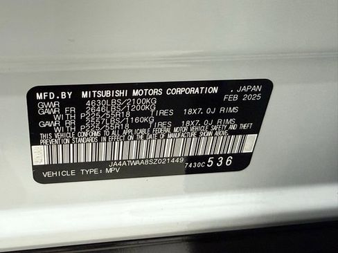 Used 2025 Mitsubishi Eclipse Cross AWD image 41