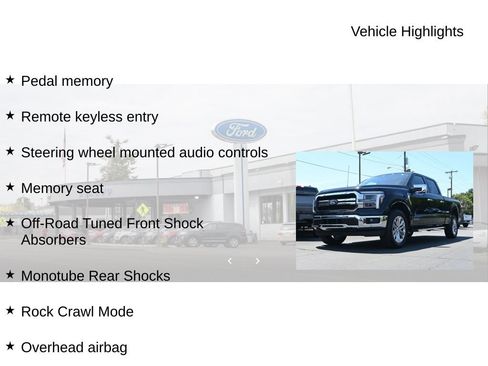 Used 2025 Ford F150 Lariat w/ Equipment Group 501A Mid AWD/4WD image 21