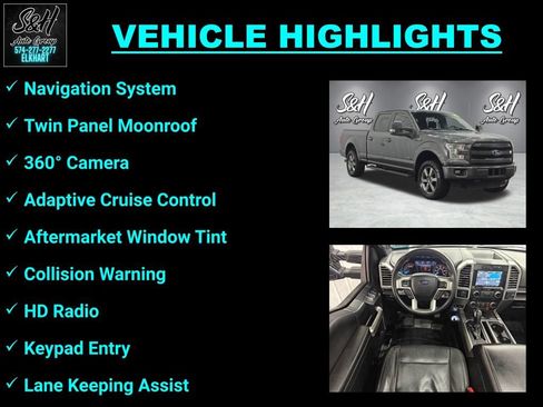 Used 2015 Ford F150 Lariat w/ Equipment Group 502A Luxury AWD/4WD image 3
