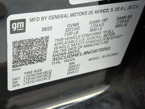 Used 2022 Chevrolet Silverado 1500 ZR2 w/ Technology Package AWD/4WD image 15