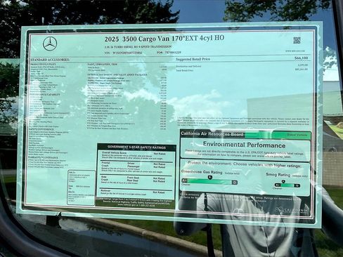New 2025 Mercedes-Benz Sprinter 3500 image 12