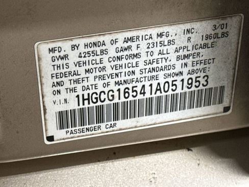 Used 2001 Honda Accord EX image 27